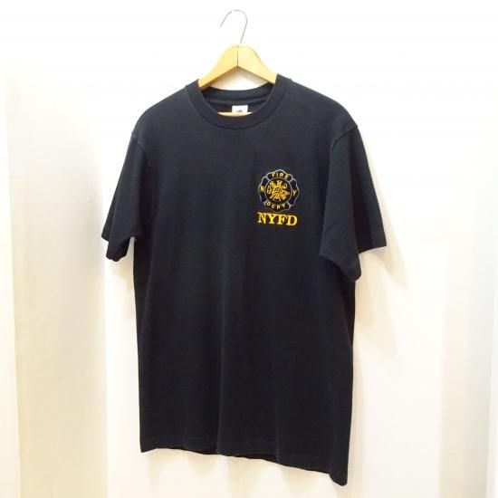 90s USA製 New York刺繍ツートーンTシャツ L VINTAGE