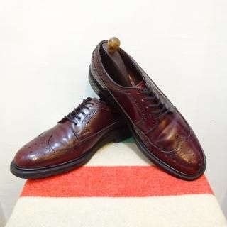 70's Lloyd & Haig Long Wing Leather Shoes size 9 D