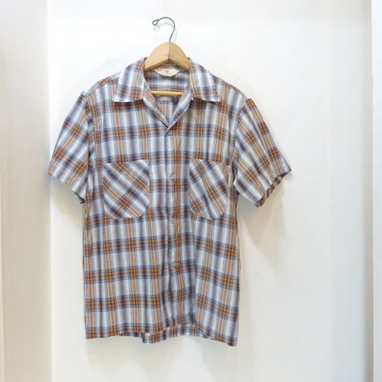 50s コットン オープンカラーシャツUSED - シャツ