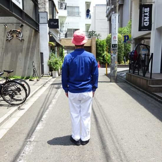 50年代製 Vintage コットン × レーヨン オープンカラーシャツ