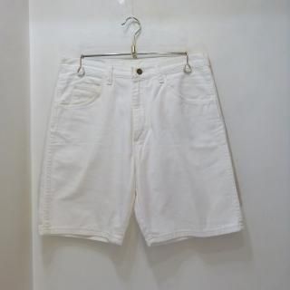 80's Wrangler White Denim Work Shorts size W33