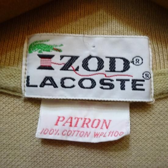 アメリカ製 70年代製 IZOD ラコステ ポロシャツ 鹿の子 サンドベージュ ... IZODラコステ 70〜80's ラベンダー