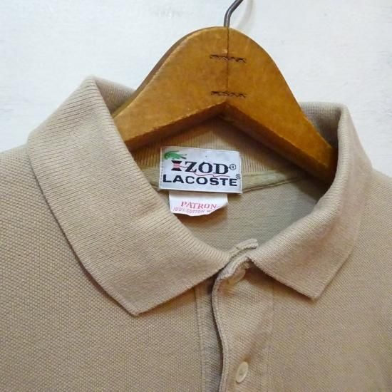 アメリカ製 70年代製 IZOD ラコステ ポロシャツ 鹿の子 サンドベージュ ... IZODラコステ 70〜80's ラベンダー