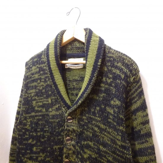 60年代製 Fashion Hill ショールカラー ウールカーディガン セーター