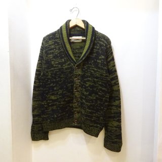 60's Fashion Hill Shawl Collar Wool Cardigan Sweater size M