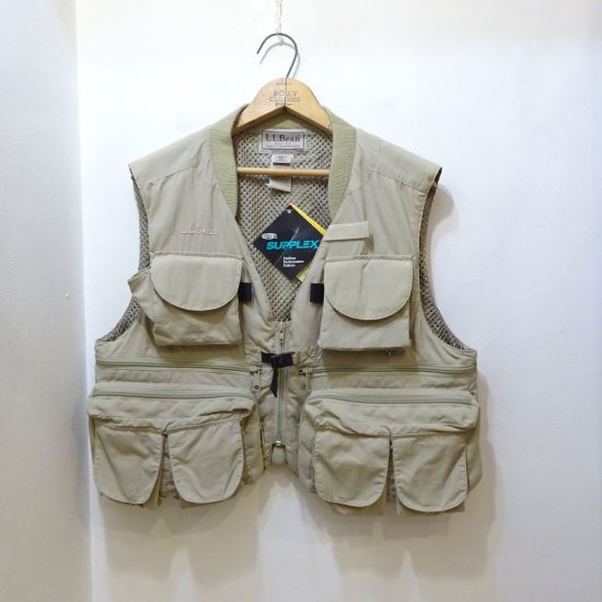 50's〜60's vinvageフィッシングベスト llbean drybak 60s～ L.L.Bean Bean's Fisherman Vest (40) ONE-WASH | Wonder