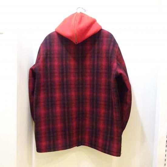 50s WOOL RICH  マッキーノコート 50年代製 ウールリッチ マッキーノコート フード付き ウール
