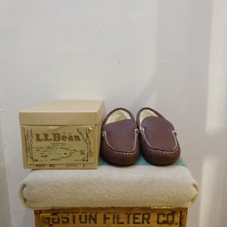 Dead Stock 70's L.L.Bean Leather Moccasin Slipper size 8 2425cm