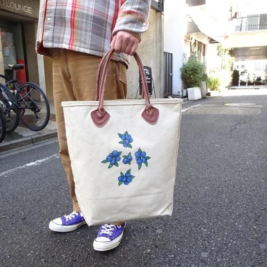 80年代製 L.L.Bean キャンバストートバッグ ブルーベリー
