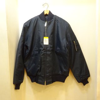 Dead Stock 70's Timber King MA-1 Type Quiliting Lined Nylon Jacket