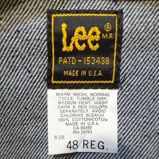 デッド 70年代製 LEE 220 デニムジャケット size 48R デッド 70年代製 LEE 220 デニムジャケット size 48R