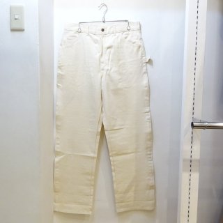 Dead Stock 80's BIG YANK Off-White Twill Painter Pants size W36 L32