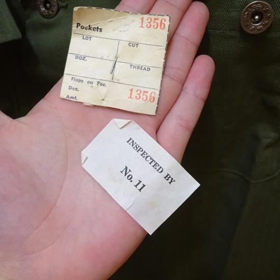 デッド 1949年製 U.S.ARMY M-47 ヘリンボーンツイル ジャケット size S ...