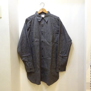 Dead Stock 50's Wide Awake Black Chambray Work Shirts size 15 1/2
