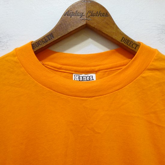 デッド 80年代製 ヘインズ クルーネック Tシャツ オレンジ|ヴィンテージストアGRACE
