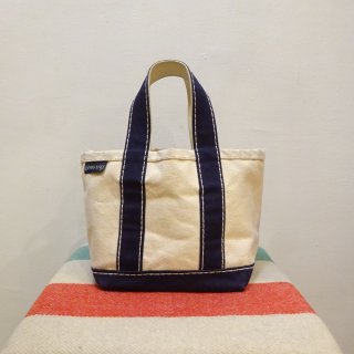 90/00's LANDS’ END Canvas Mini Tote Navy
