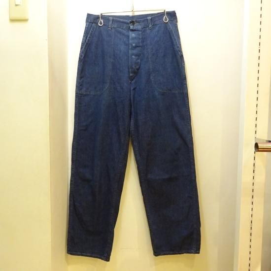 40s us navy denim trousers