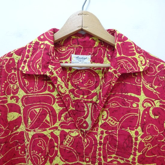 60-70's US Pennleigh レーヨンシャツ サイズ M