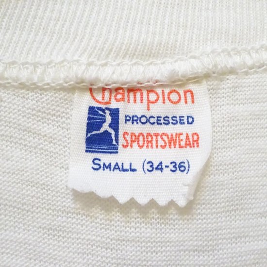 70年代 チャンピオン Champion バータグ NORTLE DAME ノートルダム大学 プリントTシャツ USA製 メンズM ヴィンテージ /eaa343851