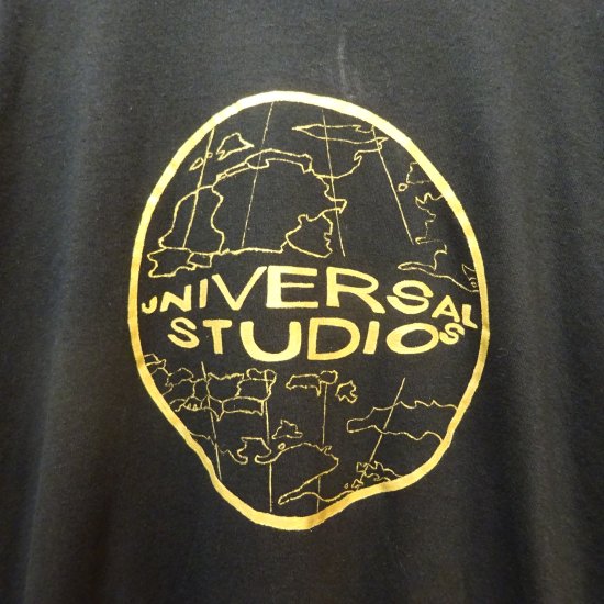 UNIVERSAL STUDIO/Tシャツ/L/コットン/ブラック/プリント/90s/MADE IN USA-