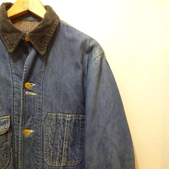 50年代製 ヴィンテージ デニムカバーオール ブランケットライニング