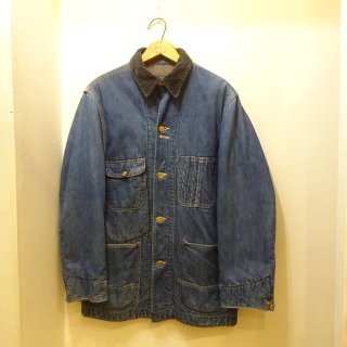50's Denim Coverall Jacket with Blanket Lining size 36