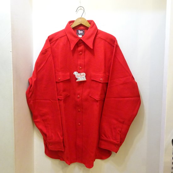 デッド 50年代製 ウールリッチ ウールワークシャツ フラッシャー付き size 17|ヴィンテージストアGRACE