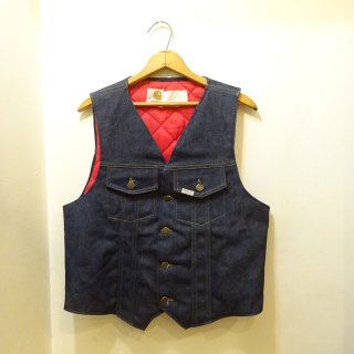 【Good Condition】 70's Carhartt Quilt Lined Denim Work Vest size M