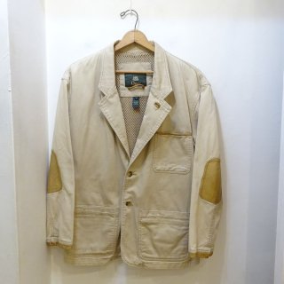 90's ORVIS Cotton Twill × Leather Sports Jacket size M