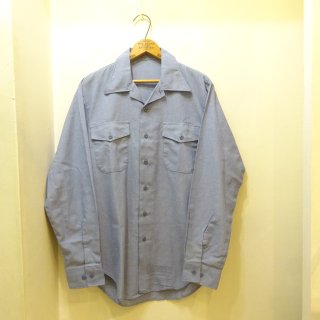 Dead Stock 1996y U.S.NAVY Chambray Utility Shirts size M