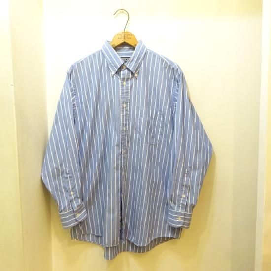 90年代製 ランズエンド ブロード ボタンダウンシャツ size 90年代製 ランズエンド ブロード ボタンダウンシャツ size