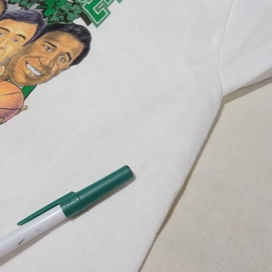 入手困難】90s USA製 NBA セルティックス 50周年記念 Tシャツ 白