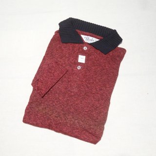 Dead Stock 50’s Blocks Heather Red L/S Polo Shirts size L