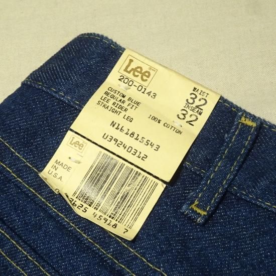 デッド 80年代製 Lee 200 デニムパンツ W32 ストレート デッド 80年代製 Lee 200 デニムパンツ W32 ストレート
