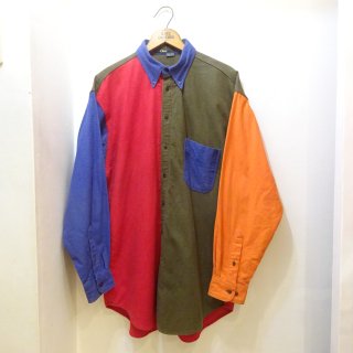 90's ORVIS Multi Color Chamois Cloth Work Shirts size L