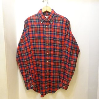 80's L.L.Bean Rangeley Flannel Shirts Made in U.S.A size M