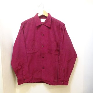 Dead Stock 50's Archdale Corduroy Open Collar Shirts size M