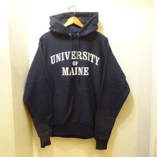 Navy New Champion University of Maine Reverse Weave Sweat Parka