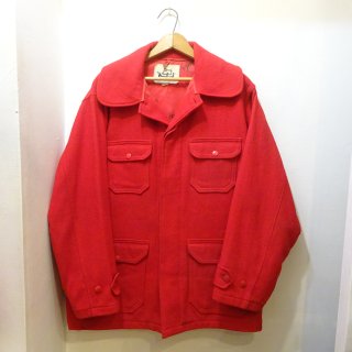 70's Woolrich Wool Hunting Jacket size 42 Red
