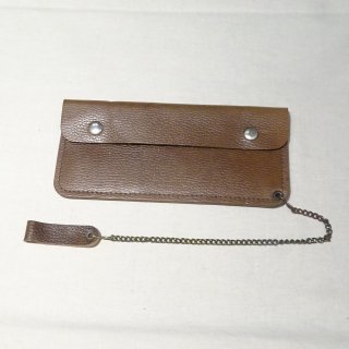 Dead Stock 70's GILBERT LEATHERS U.S.A Trucker's Wallet with Chain 