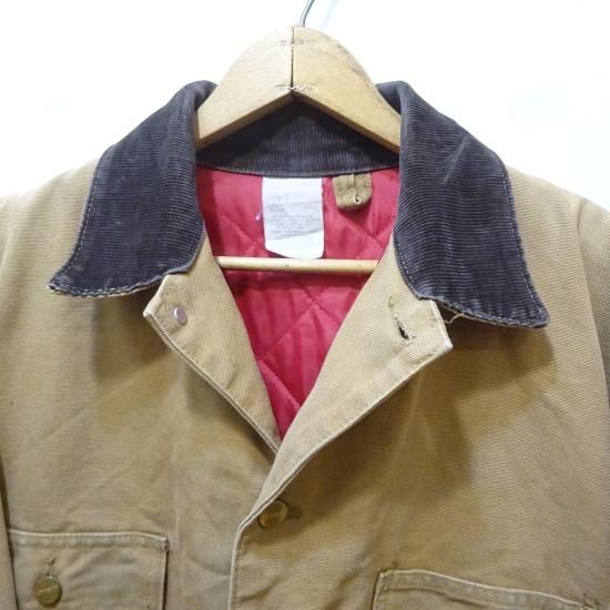 ヴィンテージ　Lee ダック カバーオール　キルティング　large 長袖　赤 ヴィンテージ Lee ダック カバーオール キルティング large 長袖 赤