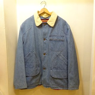 80's L.L.Bean Denim Field Coat Made in U.S.A size XL