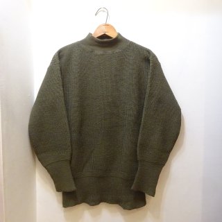 Good Condition 40's U.S.NAVY Semi Turtle Gob Sweater Olive size 40