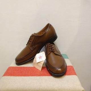 Dead Stock 80's Mason Leather Work Shoes size 8 E