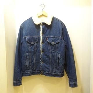 80's Levi's 70608 Denim Boa Trucker Jacket size 40R