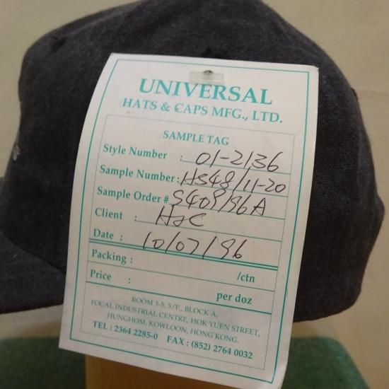 サンプル品】 デッド 1996年製 Universal Hats & Caps