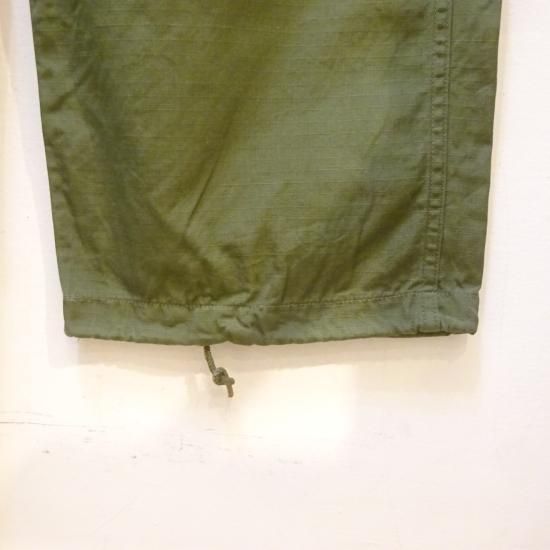 1969年製 U.S.ARMY リップストップポプリン ジャングル 1969年製 U.S.ARMY リップストップポプリン ジャングル