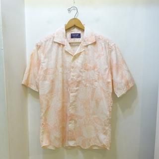 80's Lord Jeff S/S Cotton Open Collar Shirt size L