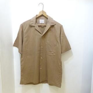 ڥߥȥǥ 60's BRENT S/S Cotton Open Collar Shirt size S