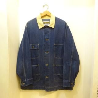 80's Roebucks by Sears Denim Coverall Jacket size L-XL